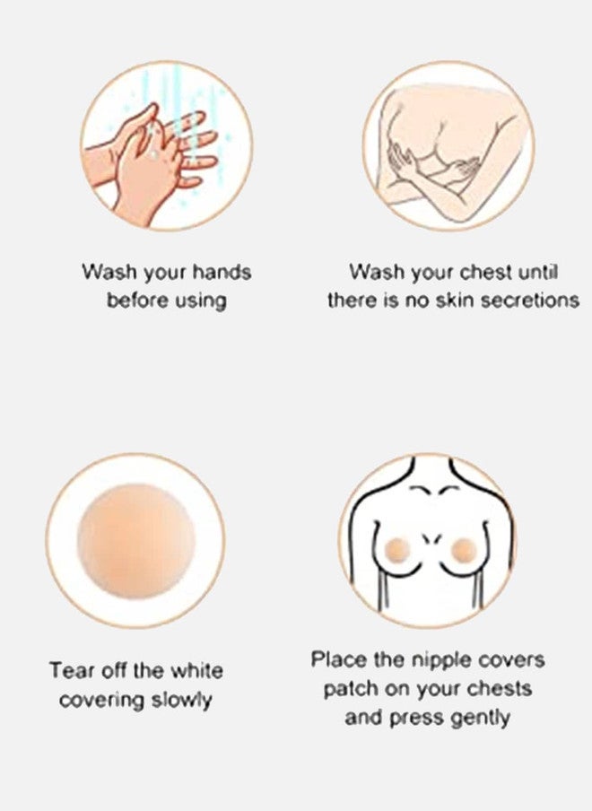 FIMS مجموعة FIMS من 2 لاصقات صدر قابلة لإعادة الاستخدام - Image 4