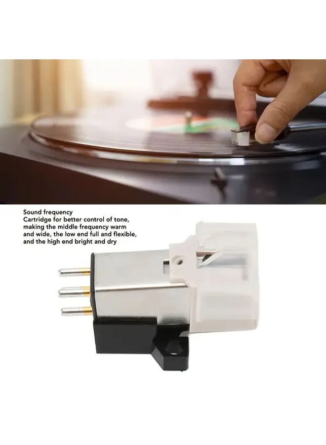 Audio Technica AT 951 02gal High Fidelity MM Magnetic Phono Cartridge Durable Diamond Stylus Low Noise Low Mass Low Friction Design Compatible LP60USB LP60 Turntables - Image 3