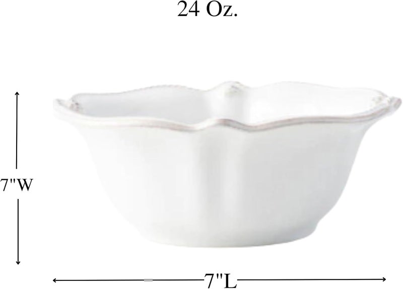 Juliska Berry  Thread Flared Cereal Bowl  Whitewash - Image 2