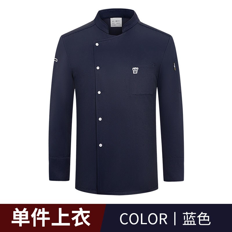 Fashion Chef Work Clothes Hotel Catering Restaurant Restaurant Kitchen Canteen Chef Clothes Cake Baking Work Clothes Long Apron 13 