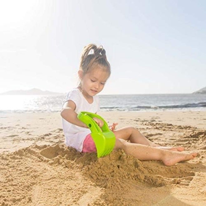 Hape Watering Can Sand & Beach Toy – Red | Easy-to-Tote Gardening Tool for Kids | Durable, Non-Toxic Toy for Outdoor and Beach Play | Ages 2+ - Image 3