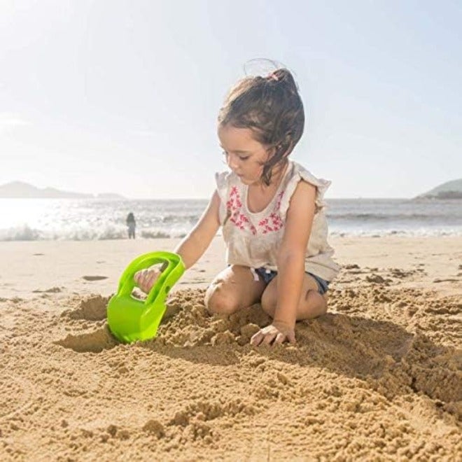 Hape Watering Can Sand & Beach Toy – Red | Easy-to-Tote Gardening Tool for Kids | Durable, Non-Toxic Toy for Outdoor and Beach Play | Ages 2+ - Image 4