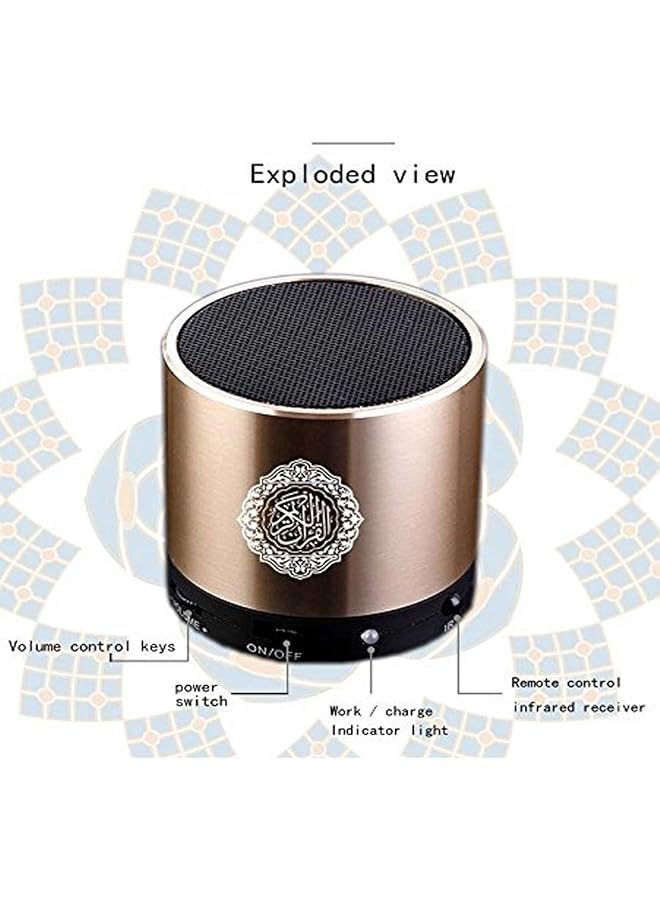 erorex Quran Speaker Bluetooth Quran Speaker Remote Control Quran Cube Makkah Mp3 Player Fm Sd 8G Hajj Gift - Image 3