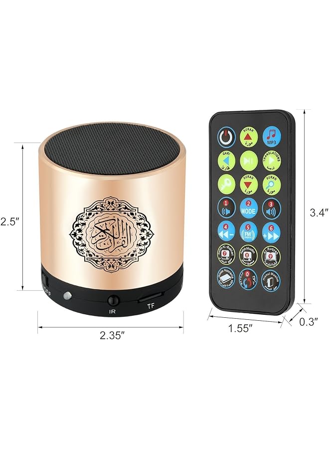 erorex Quran Speaker Bluetooth Quran Speaker Remote Control Quran Cube Makkah Mp3 Player Fm Sd 8G Hajj Gift - Image 4