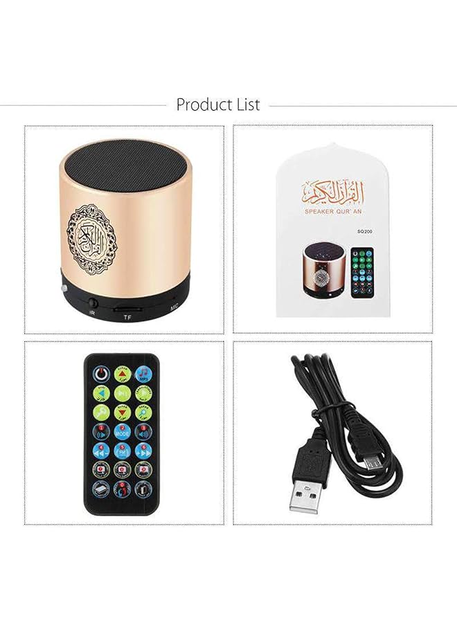 erorex Quran Speaker Bluetooth Quran Speaker Remote Control Quran Cube Makkah Mp3 Player Fm Sd 8G Hajj Gift - Image 5
