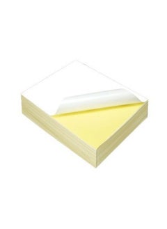 Generic Self-adhesive White Sticker 50 Sheets Waterproof Printable For A4 Digital Laser Printers 