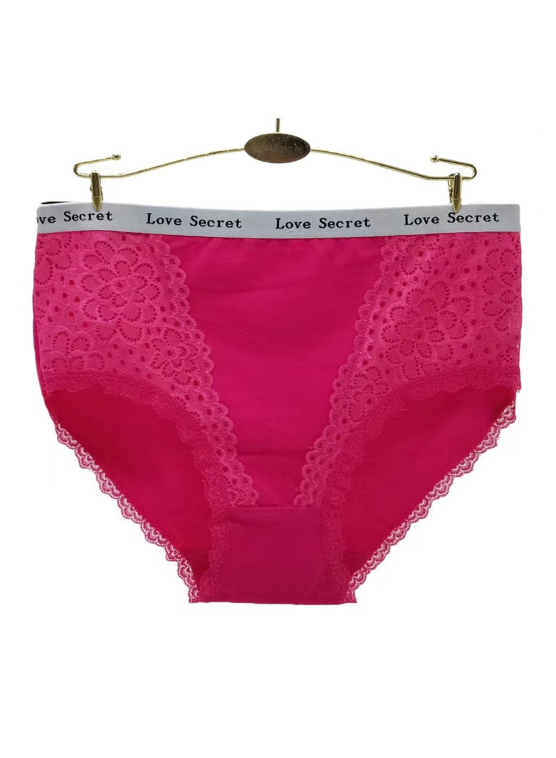 Zeemey Zeemey Love Secret 6 Pack Womens Underwear Cotton Sort Bikini Breathable Panties Low Rise Hipster Ladies Lingerie  - Image 4