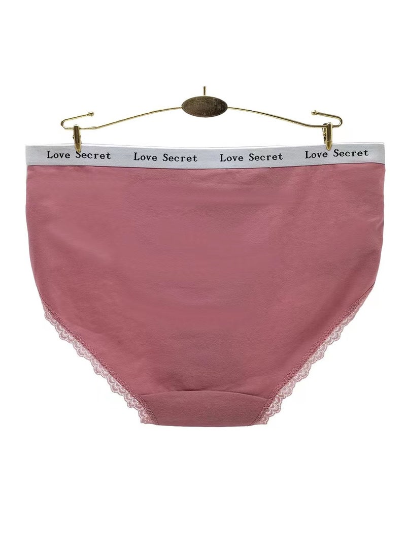 Zeemey Zeemey Love Secret 6 Pack Womens Underwear Cotton Sort Bikini Breathable Panties Low Rise Hipster Ladies Lingerie  - Image 5