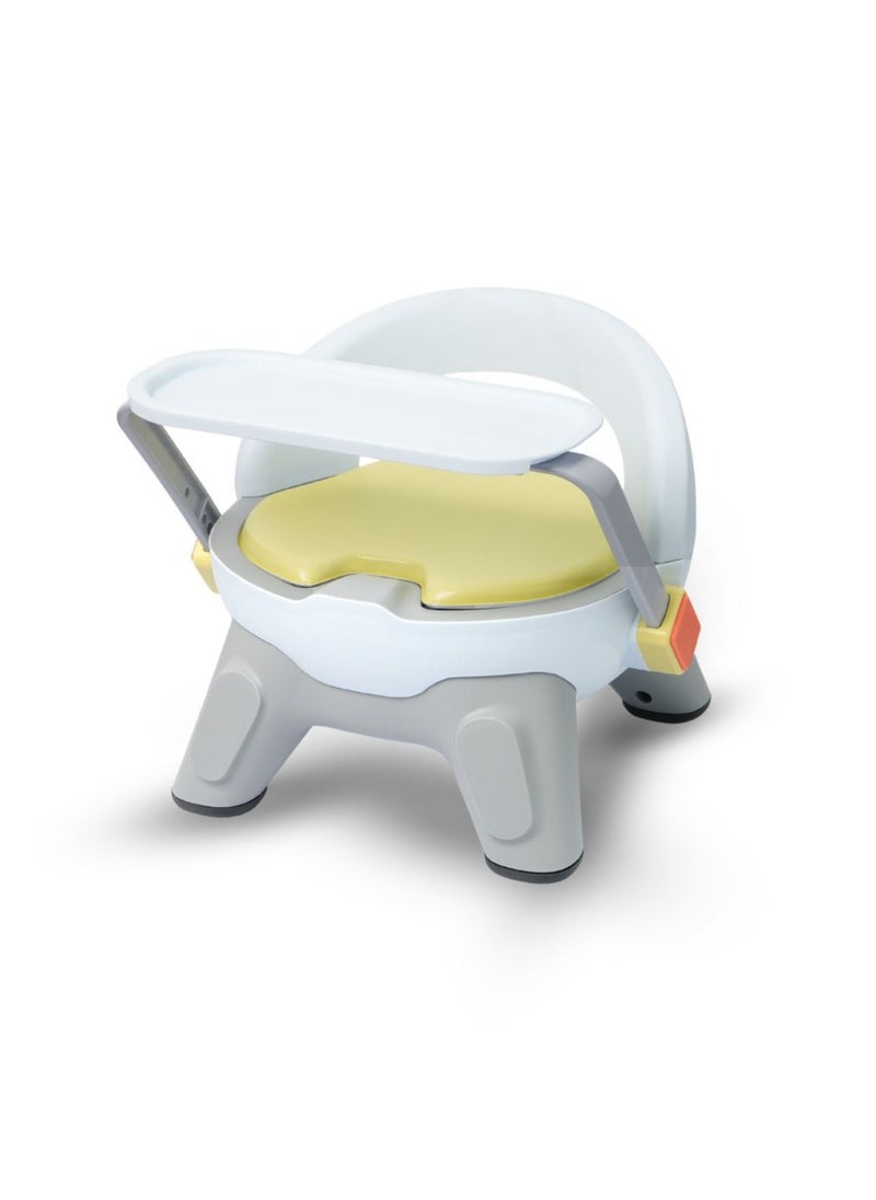 Moms Magic Baby Feeding Chair – Foldable, Adjustable Food Tray (3 Positions), Soft PVC Cushion, Lightweight & Comfortable for Babies 6 Months to 3 Years  - Image 1