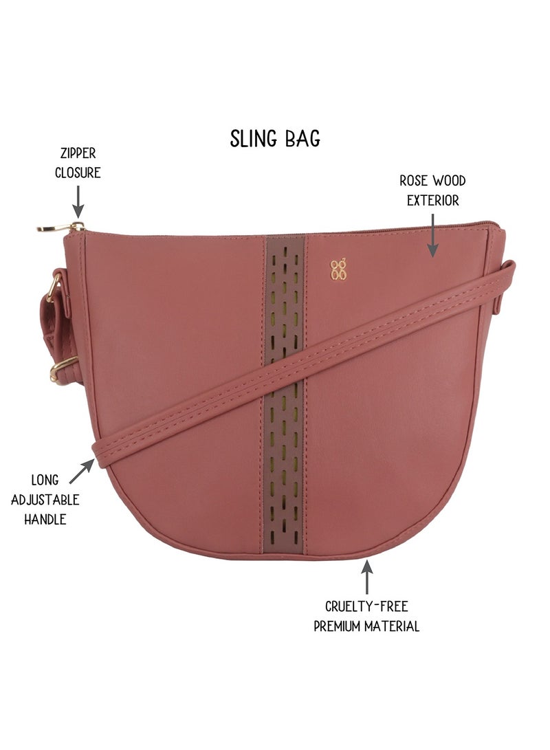 Baggit Lxe Reale E Ashlyn (Rose Wood) - Image 2