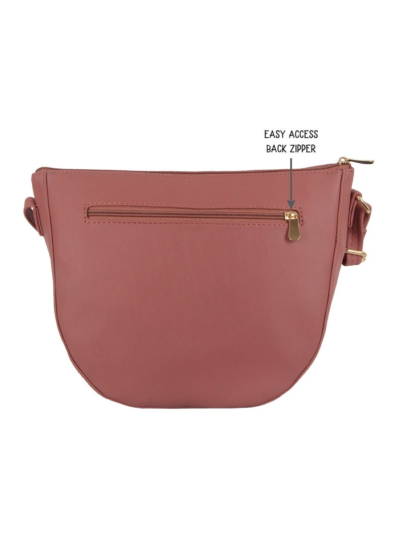 Baggit Lxe Reale E Ashlyn (Rose Wood) - Image 4