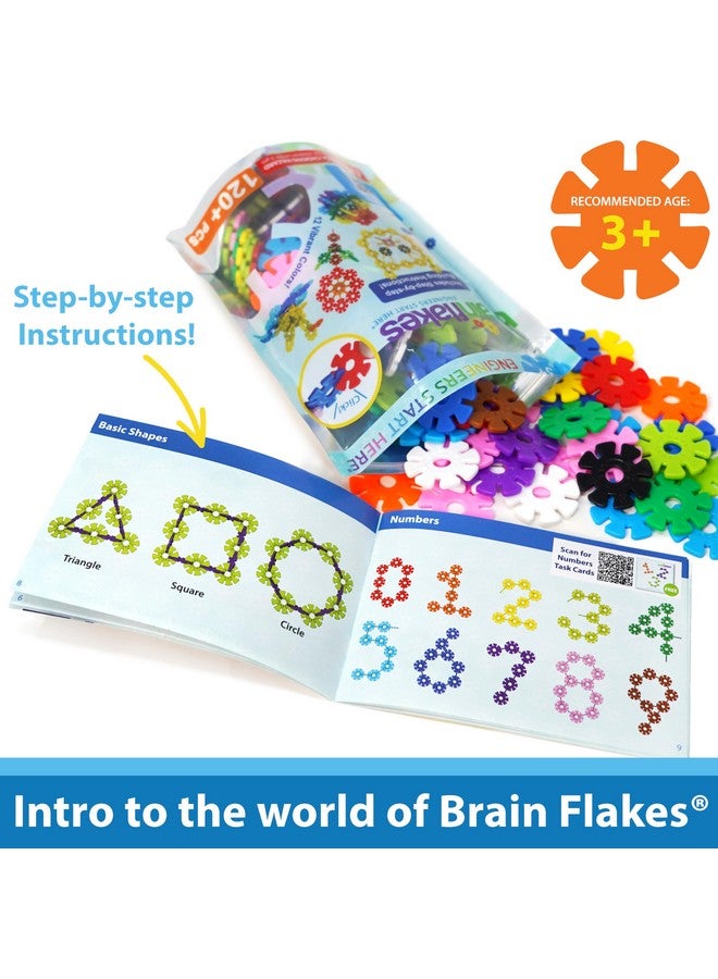 Brain Flakes Brain Flakes Starter Set Multicolor (12 Colors) - 120 Pieces - Resealable Pouch  - Image 2