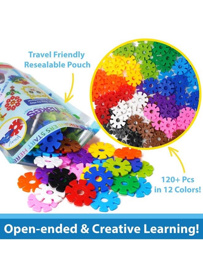 Brain Flakes Brain Flakes Starter Set Multicolor (12 Colors) - 120 Pieces - Resealable Pouch  - Image 4