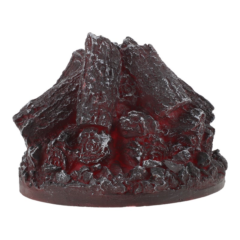 Simulation Charcoal Flame Lamp: Night Light - Fake Campfire Decorations - 3d Firewood Flameless Candle - For Halloween Restaurant Table Warm Lighting - Image 1