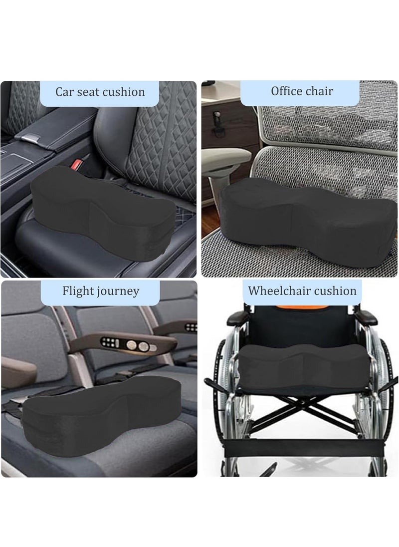 XiuWoo Portable BBL Pillow, Seat Pillows, Brazilian Seat Lift Pillows Post Surgery Recovery, Buttocks Support Cushions, Seat Cushion Pillow, Hip Raise Pillow, Leg Support for Car Office Computer Chair  - Image 3