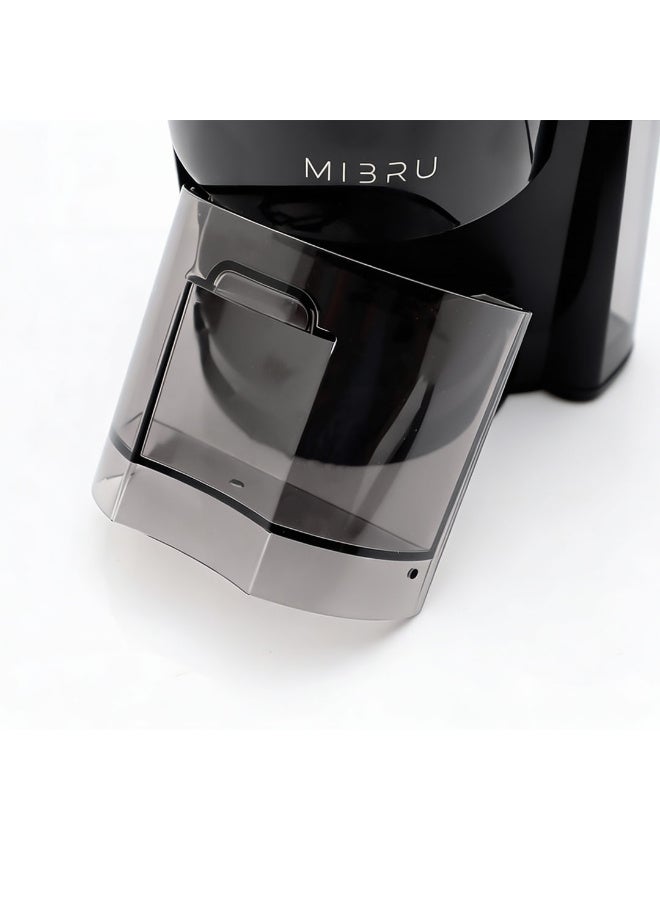 MIBRU Coffee Grinder with Digital Scale, Precision Burr Grinder for Fresh Coffee Beans, Built-in LED Display, Adjustable Grinding for Espresso, Drip & French Press, Easy to Clean, Home & Office Use - Image 5