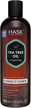 HASK HASK Invigorating Tea Tree Oil Conditioner thickening for all hair types colour safe and crueltyfree 1 355mL Bottle  - Image 2