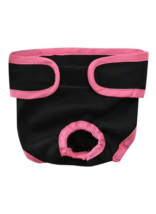 Loquat Dog Underwear Diapers Pants Male Female With Fastener Strap Black - Image 1