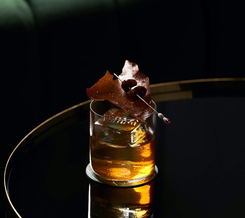 Amehla "Bare Ultra Thin Cocktail Glasses 12-ounce Double Old Fashioned Whiskey Glasses - Bar Set for use as Mixed Drinking Cup - Bourbon Tumblers, or Minimalist H20 Water Drinking Glass - (2) - Image 5