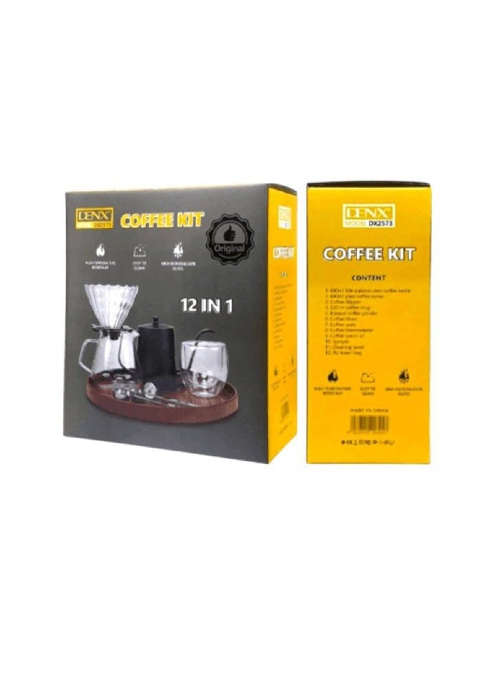 دينكس طقم قهوة DENX V60 12 في 1DX2573 - Image 1