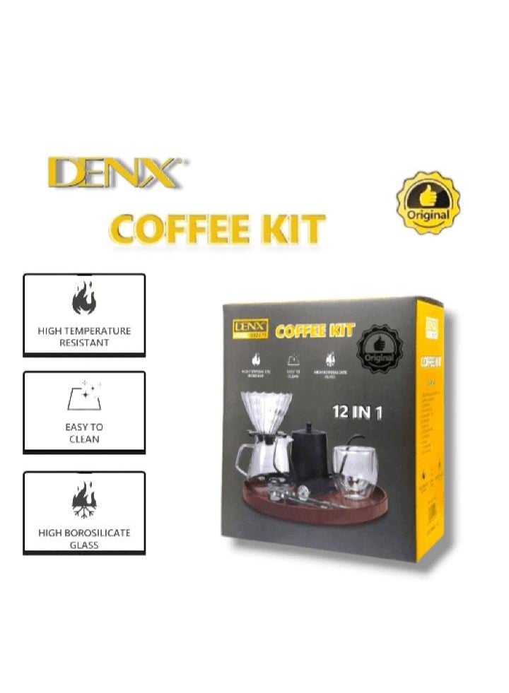 دينكس طقم قهوة DENX V60 12 في 1DX2573 - Image 2