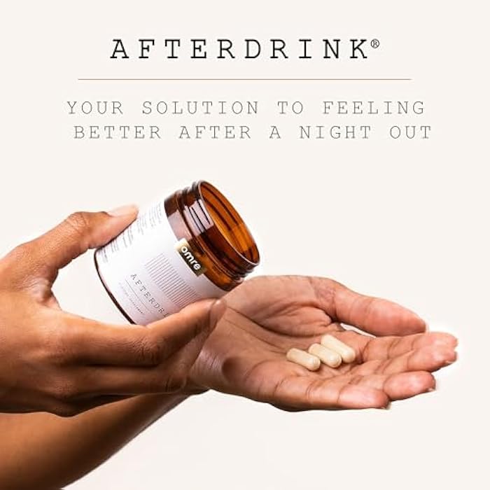 omre AfterDrink Restore Pills with Milk Thistle, DHM, Vitamin B, Ginger & Herbal Extracts - Pre & Post Drinking Supplement with Liver Support for Better Mornings - Made in USA (48 Caps) - Image 5