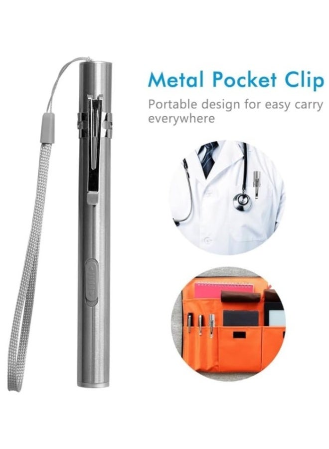 2Pack Pen Torches Medical for Nurses, Reusable Rechargeable Torch, LED Lights Pen Light, Diagnostic Pen Light USB Pen Torches for Nurses Students Doctors - Image 5
