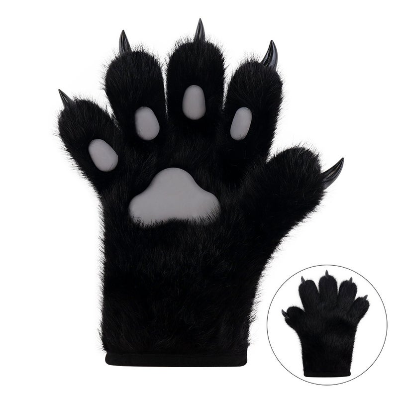 Y&D Simulation bear mask, handmade bear paw gloves, cosplay props, mask,Costume - Image 3