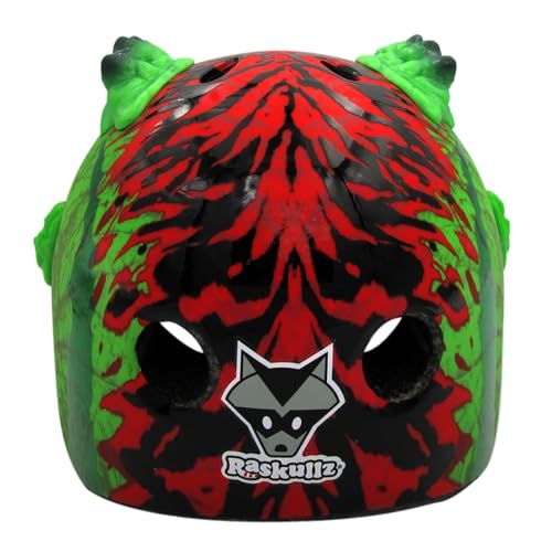 Raskullz 2015 Boy's T-Rex Awesome 5+ Kids/Youth Bicycle Helmet (Green - 50-54cm) - Image 4