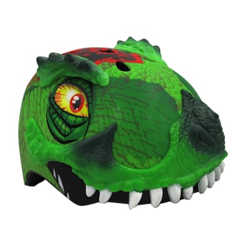 Raskullz 2015 Boy's T-Rex Awesome 5+ Kids/Youth Bicycle Helmet (Green - 50-54cm) - Image 3