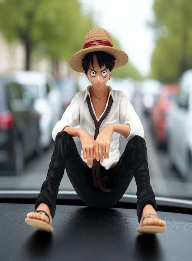 YOURKARTS.COM Anime Hero Figurines Set, Stylized Desk Decor for Office, Home, Car Interiors. (Anime Sitting on Floor) - Image 1