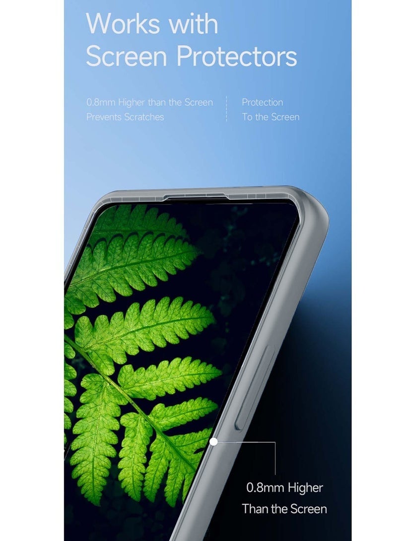 MUDISO iPhone 17 Pro 5G 2025 Silicone TPU Card Holder with Hand Grip Case | Slim Shockproof Wallet Cover with Kickstand Grip Strap & Protective Back Pocket (MCHPSN) – Grey - Image 5