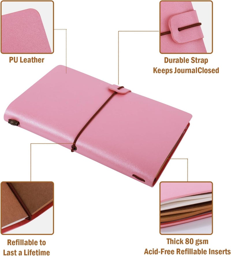 LYNLYN Refillable Journal（Pink) - Image 3