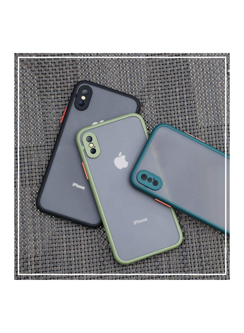 حافظة آيفون XS ماكس، حافظة حماية خلفية لهاتف آيفون Xs ماكس 6.5 بوصة باللون الأخضر - Image 2