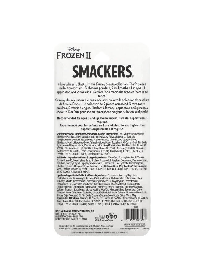 LIPSMACKER Lip Smacker, Disney Frozen II Beauty Collection, 9 Piece Kit - Image 3