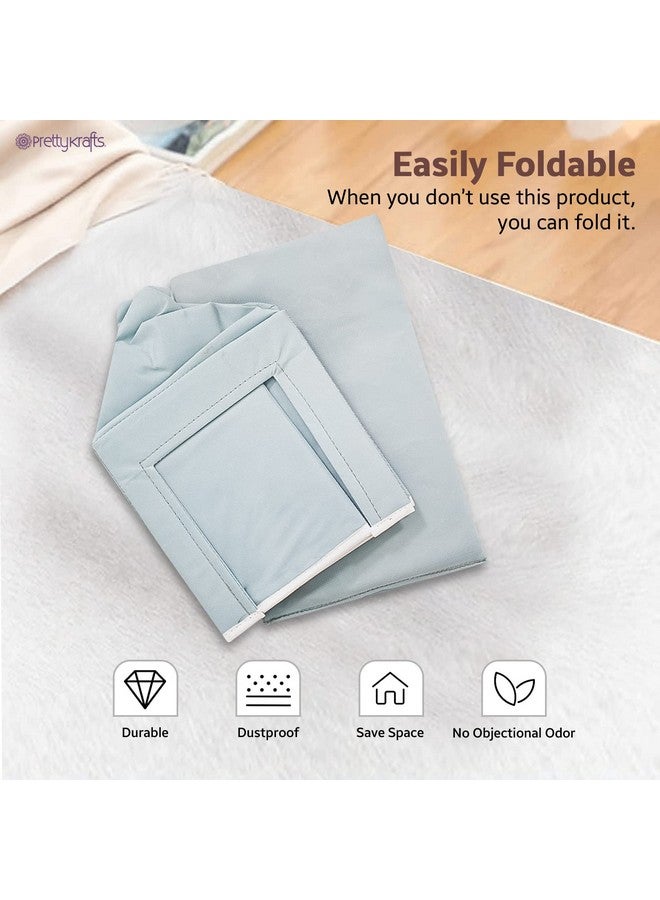 PrettyKrafts 3 Pcs Non Woven Large Capacity Shirt Stacker / Foldable & Stackable Closet Wardrobe Cupboard Organizer / Foldable Storage Box / Multipurpose Clothes Organizer (Grey, 26x40x26 cm) - Image 3