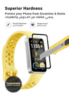huanmate 2 Pieces Huawei Band 9 Premium Screen Protector- Crisp Clarity, Ultimate Safety, Shield Against Smudges, Reliable Quality, Easy Installation & Removal  - Image 3