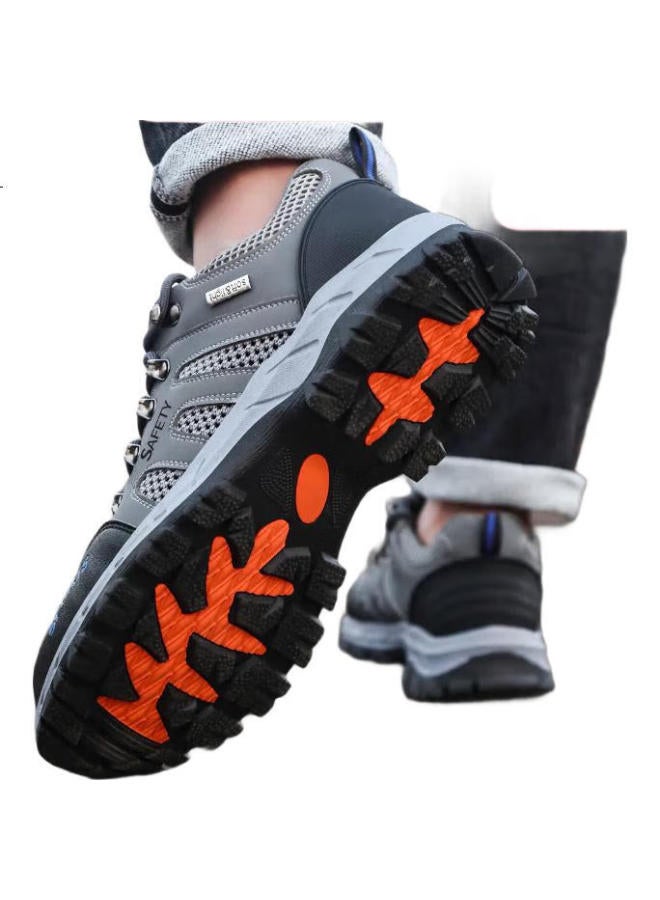 Jingtu Men'S Summer Breathable Steel Toe Anti-Smashing Anti-Piercing Lightweight Safety Work Shoes 2135T 41 - Image 3