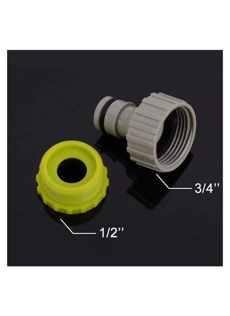 SYOSI - Spray Watering Gun Hose Pipe Fitting Kit, Including Spray Nozzle Watering Gun, Hose End Quick and Waterstop Connector, Threaded Tap Adapter, for Garden - Image 1