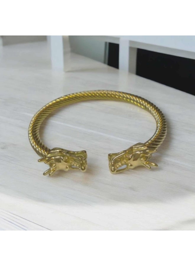 Men's Luxury Italian Stainless Steel Bracelet - Classic Heavy Design - Rust-Proof and Tarnish-Resistant