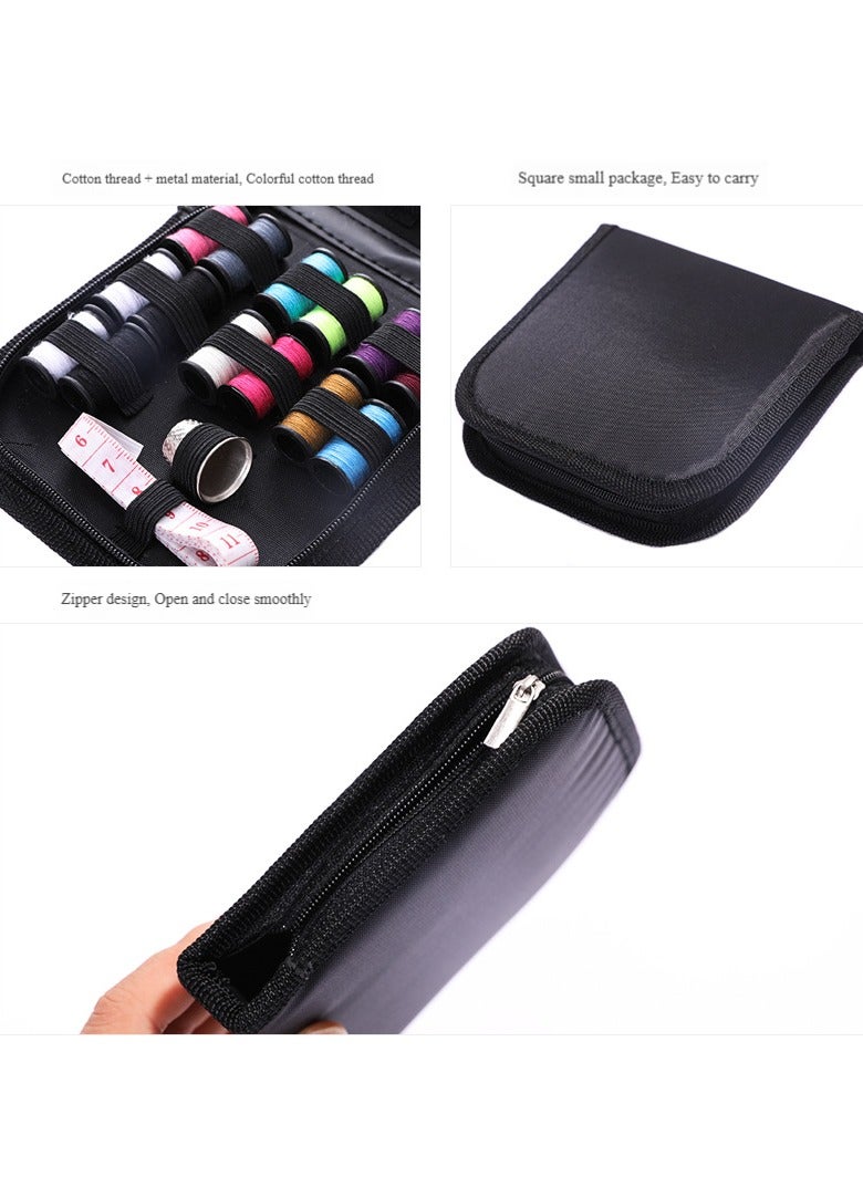 Handheld Sewing Machine Accessories Set, Portable 10 Piece Sewing Tool Kit Home Sewing Sewing Box Colorful Cotton Thread Scissor Ejector Set for Adults, Beginners, Travel, Emergencies  - Image 4