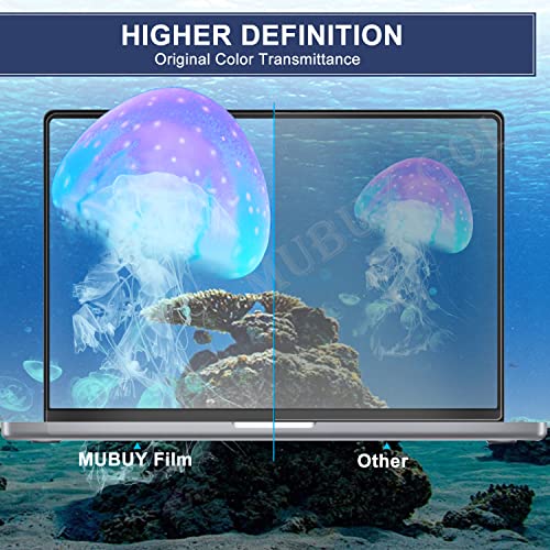 MUBUY-GOL 2 Pack 17.3" Laptop Screen Protector for HP/Dell/Asus/Samsung/Lenovo/Acer/MSI/Sony/LG/Razer Blade/Alienware 17.3 inch Laptop (16:9 Aspect), High Definition Anti-Scratch Clear Shield - Image 4