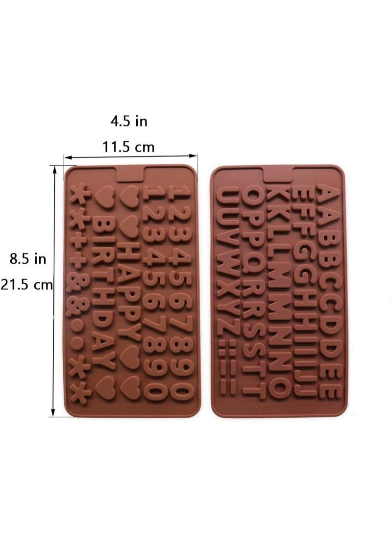 Artonizt Alphabet Letter Cake and Chocolate Baking Mold | Flexible Silicone Iced Cupcake Baking Tools | Party Cake Decorating | Molds for DIY Soap, Ice Cream, Candy, and Jelly Making  - Image 2