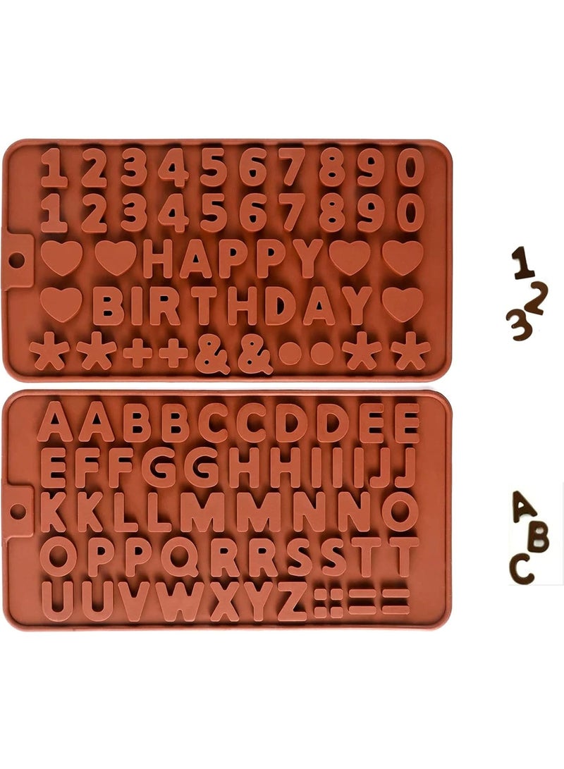 Artonizt Alphabet Letter Cake and Chocolate Baking Mold | Flexible Silicone Iced Cupcake Baking Tools | Party Cake Decorating | Molds for DIY Soap, Ice Cream, Candy, and Jelly Making  - Image 1