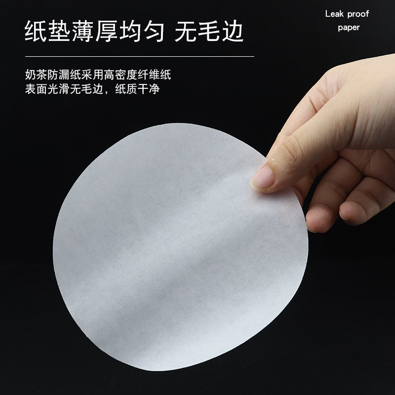 Milk Tea Packaging Sealing Film Leak-Proof Paper Disposable Coffee Spill-Proof Paper Drink Gasket Cup Sealing Film Takeaway Sealing Paper - Image 4