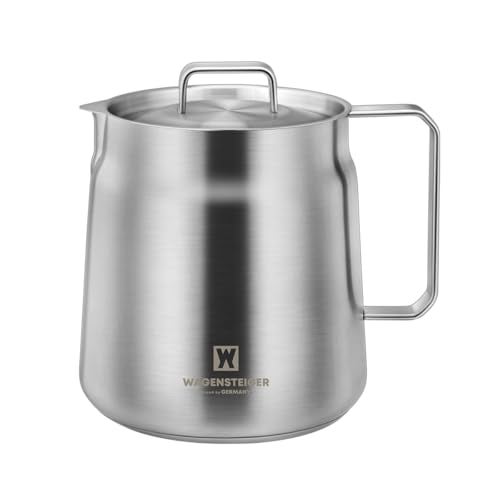 WAGENSTEIGER Stainless Steel Classic Tea Kettle 2.1 Quarts / 2 Liters, Multi-purpose Cooking Pot, Mini Milk Pan, Butter Warmer, On-the-go Saucepan, Ramen Pot, Stovetop Metal Tea/Coffee Pot (606) - Image 1