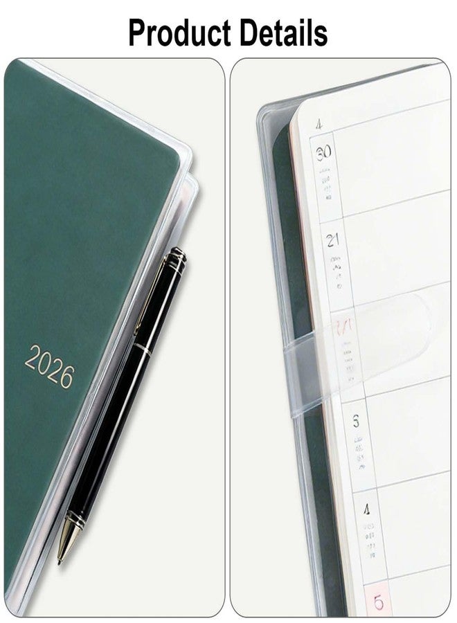 YuCool Cover for Hobonichi Weeks Planner, Water-Repellent Book Covers 8.18x7.75 Inches, Protective Sleeves Compatible with April Start & Mega Planners(1-Pack, Frosted) - Image 4
