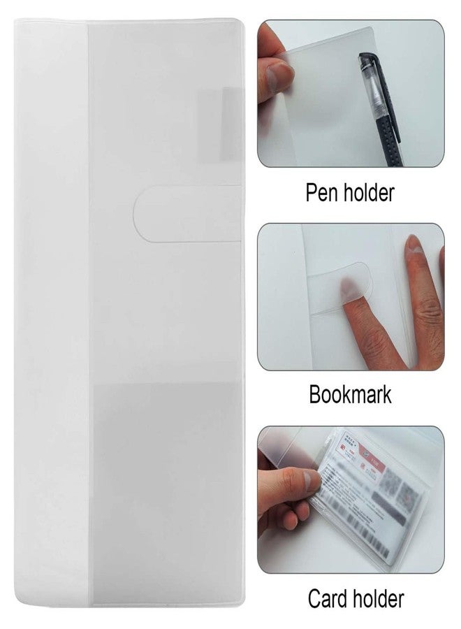 YuCool Cover for Hobonichi Weeks Planner, Water-Repellent Book Covers 8.18x7.75 Inches, Protective Sleeves Compatible with April Start & Mega Planners(1-Pack, Frosted) - Image 3