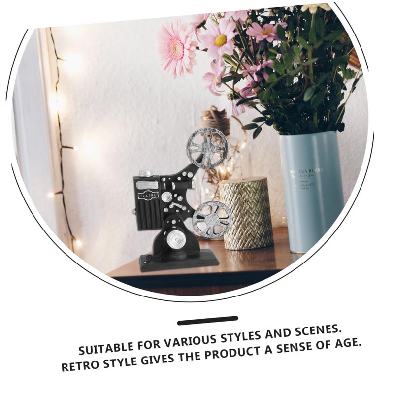 Retro Vintage Projector Resin Model Home Decor For Room - Image 5