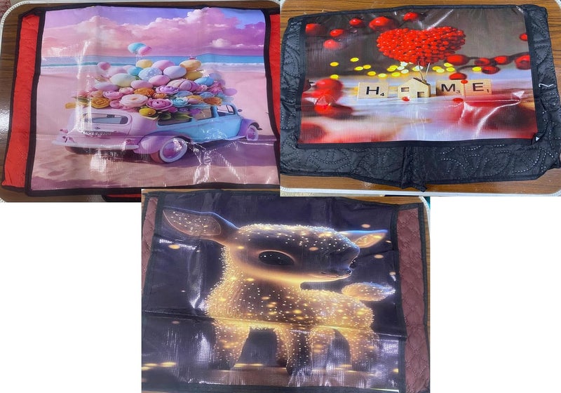 Microwave Oven Cover - Multi Color, W50xL30xD30cm - Image 4